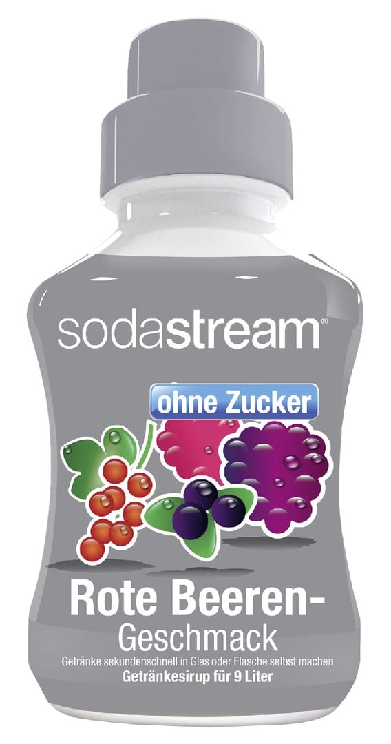 SodaStream Getränkesirup Rote Beeren-Geschmack ohne Zucker 375 ml