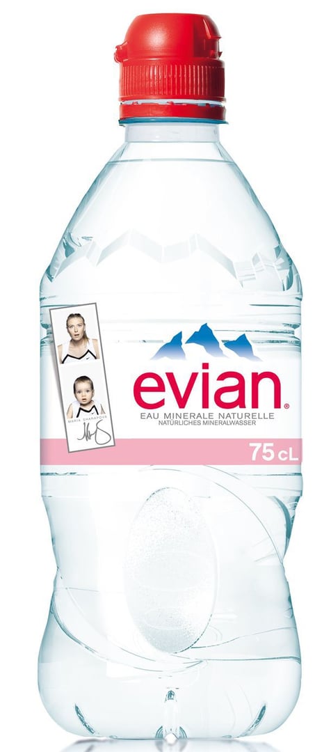 Evian - Mineralwasser Sportscap 0,75 l Flasche
