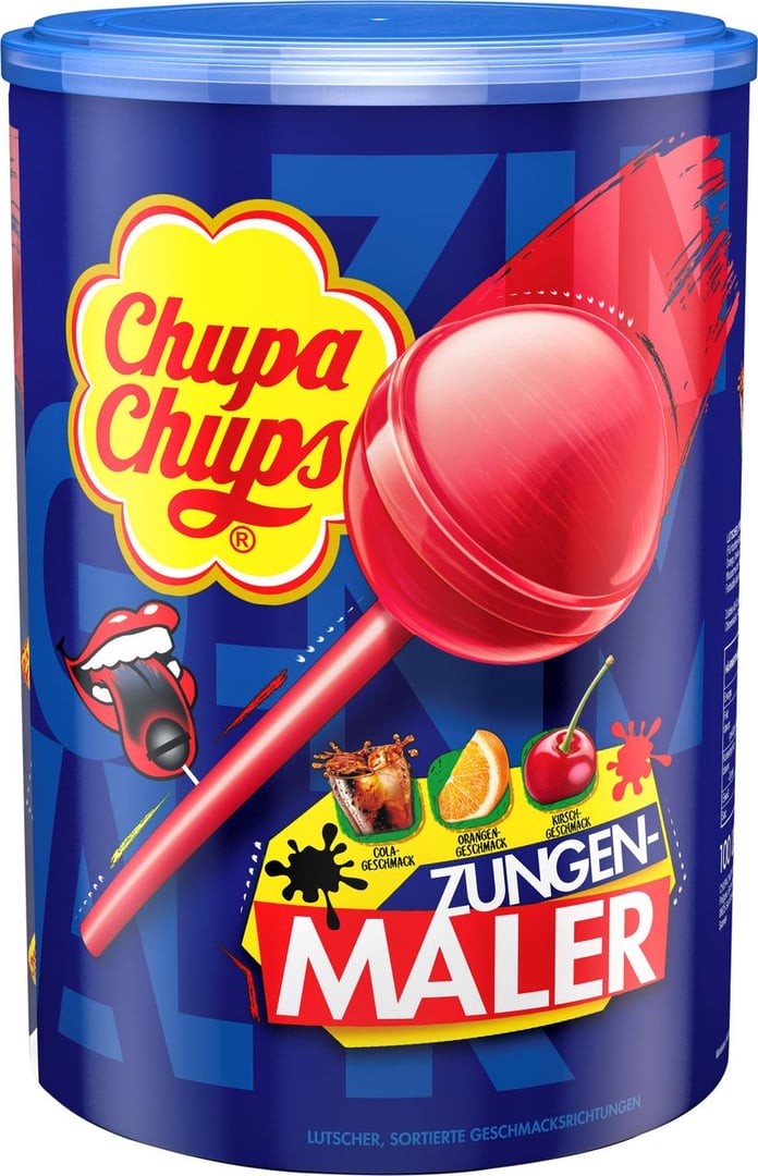 Chupa Chups - Lutscher Zungenmaler - 1,20 kg Dose