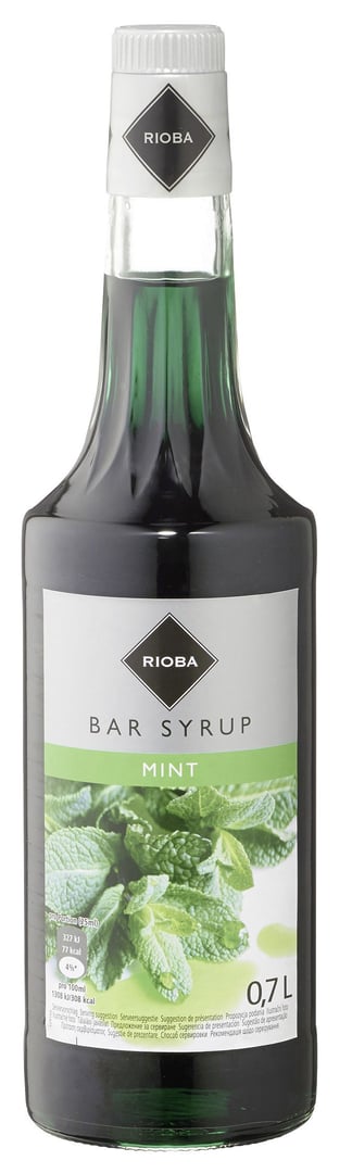 RIOBA - Minz Syrup - 700 ml Flasche