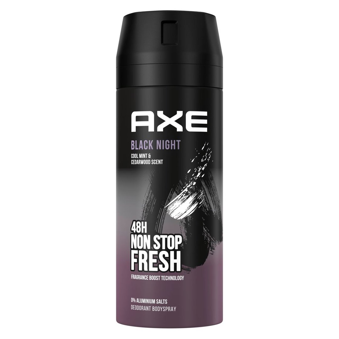 Axe Deo Spray Black Night 48h ohne Aluminium - 150 ml Dose