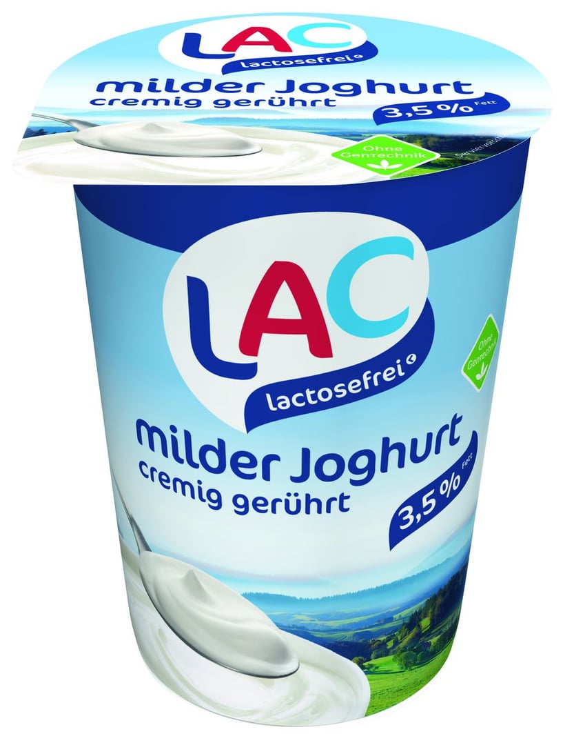 Schwarzwaldmilch LAC - LAC lactosefrei Joghurt mild 3,5 % Fett - 400 g Becher