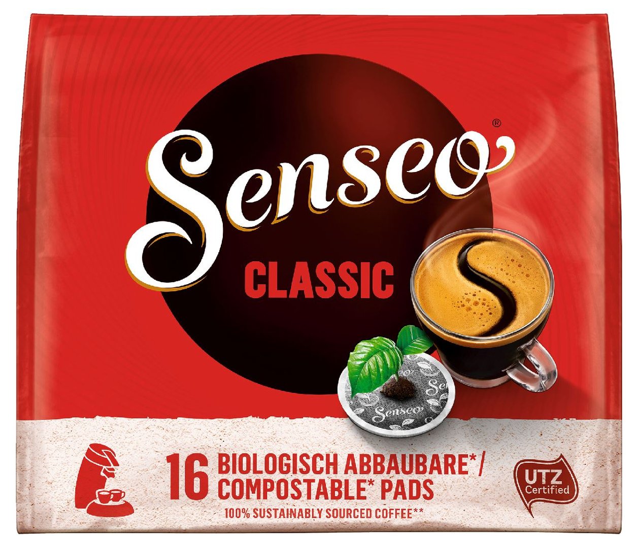 Senseo - Classic Pads Classic 16 Stück - 111 g Beutel
