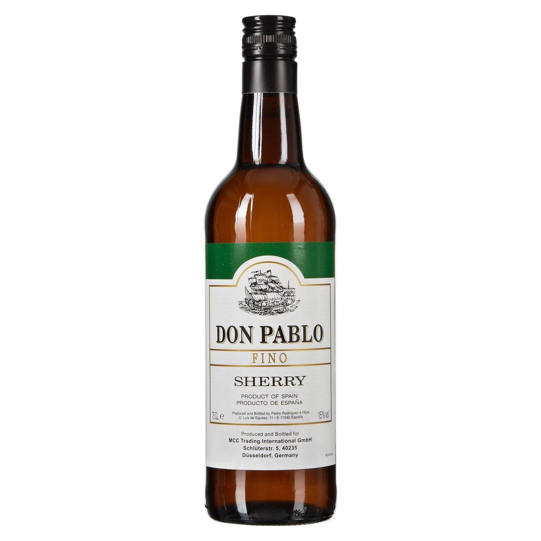 Don Pablo - Fino Sherry 15 % Vol. 0,75 l Flasche