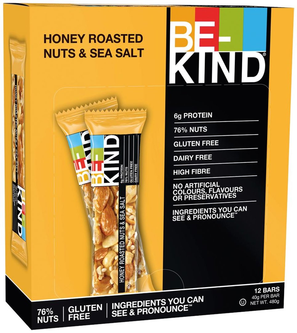 Be Kind - Be-Kind Riegel Honey Roasted Nuts & Sea Salt 12 Stück