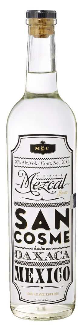 San Cosme - Mezcal Blanco 40 % Vol. - 6 x 0,70 l Flaschen