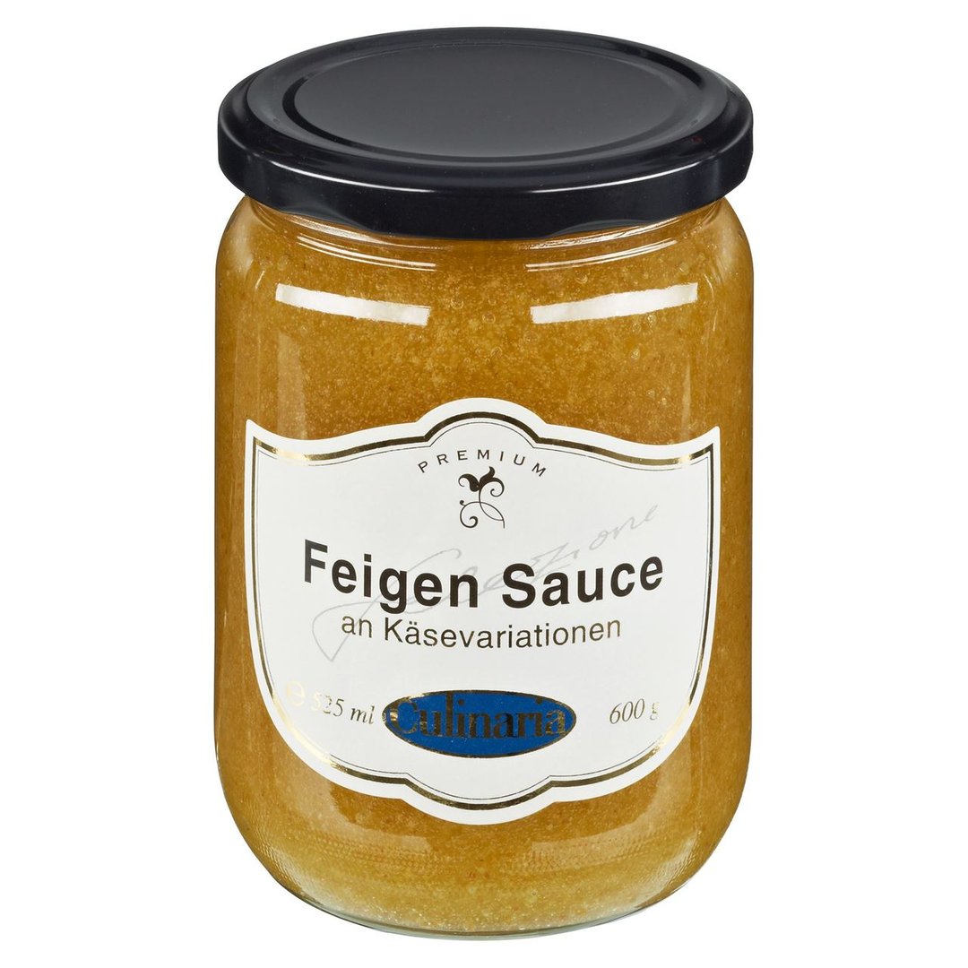 Culinaria - Feigen Sauce mild, an Käsevariationen 525 ml Glas