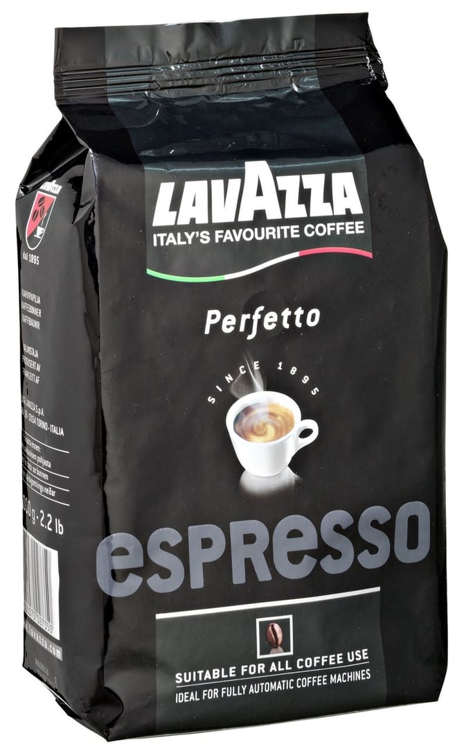 Lavazza Espresso Perfetto, ganze Bohnen - 1 kg Beutel