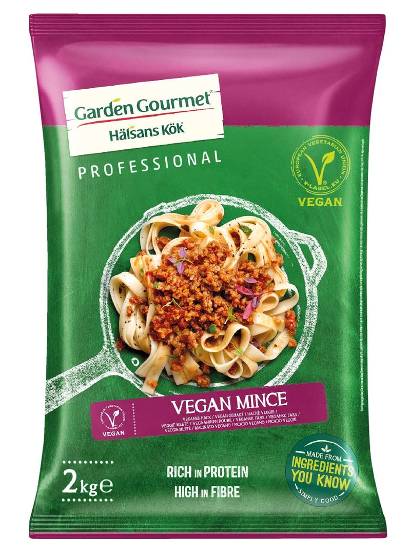 Garden Gourmet - Veganes Hack tiefgefroren - 2 kg Beutel