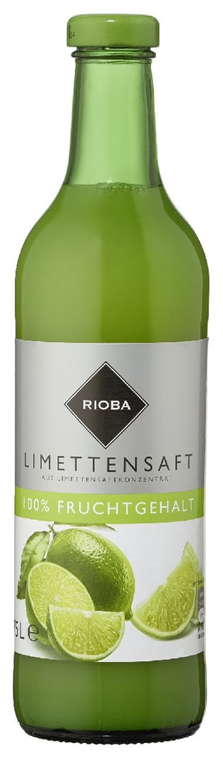 RIOBA - Limettensaft - 0,75 l Flasche