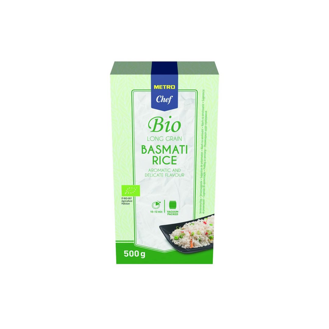 METRO Chef Bio - Basmati Reis - 500 g Packung