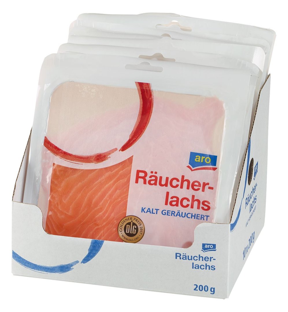 aro - Räucherlachs - 10 x 200 g Packungen