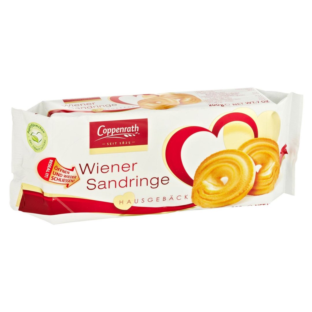 Coppenrath - Hausgebäck Wiener Sandringe 200 g Packung