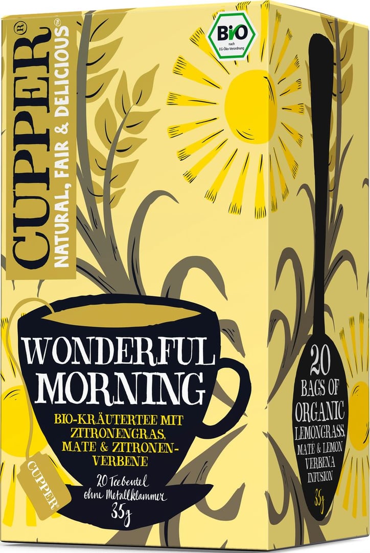 Cupper - Wonderful Morning 20 Teebeutel - 35 g Karton