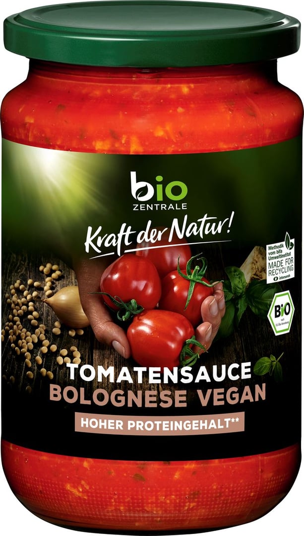 bio ZENTRALE - Tomatensauce Bolognese - 350 g Tiegel