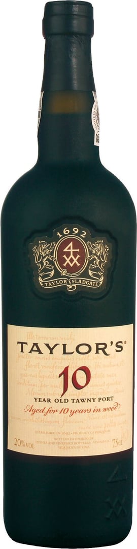 TAYLOR'S Port Tawny 10 Years Old 20 % Vol. - 1 x 750 ml Flasche