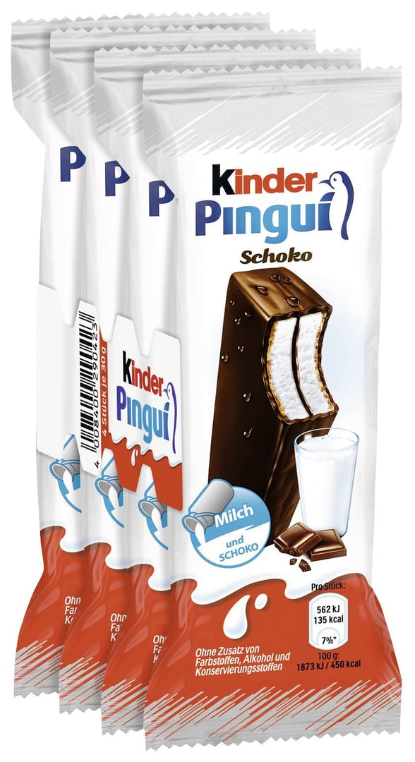 Kinder Pingui - 4er gekühlt - 120 g Packung