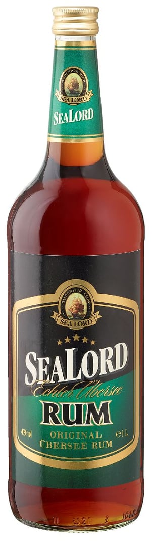 Sea Lord - Original Übersee Rum 40 % Vol. - 1 l Flasche