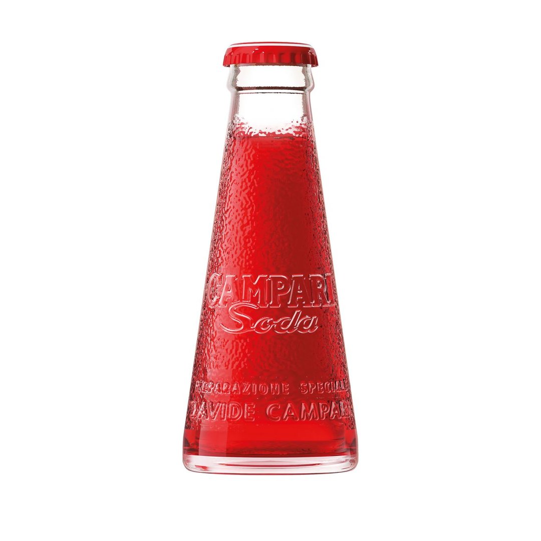 Campari - Soda 10 % Vol. 5 Flaschen à 98 ml - 490 ml Karton
