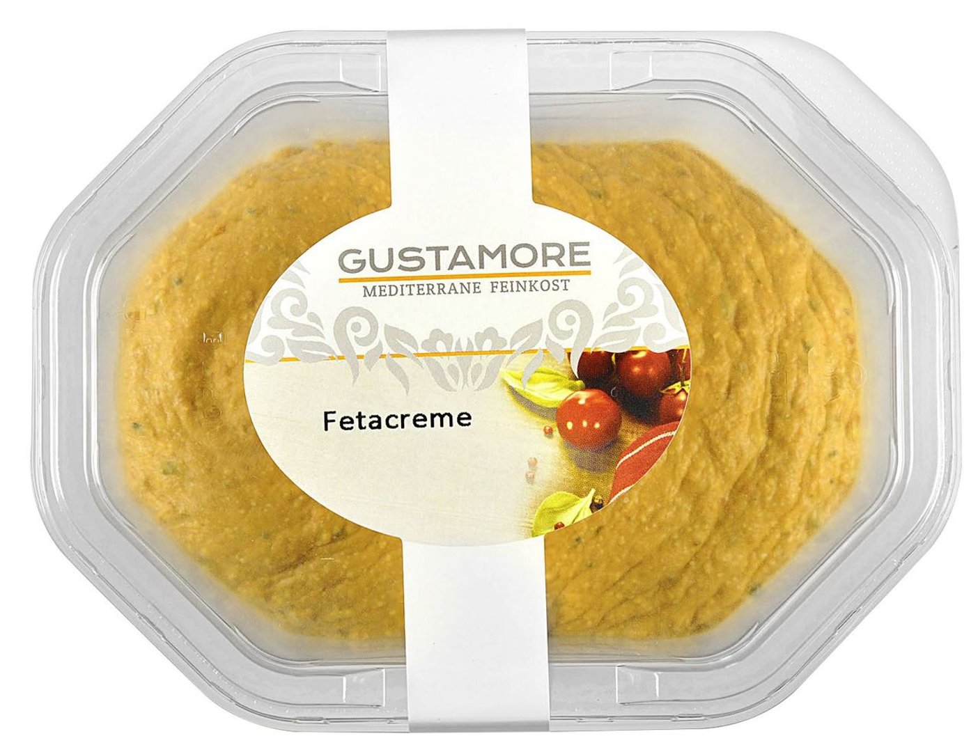 Gustamore - Fetawürfel rosso in Tomaten-Peperoni-Paste in Öl gekühlt - 160 g Schale