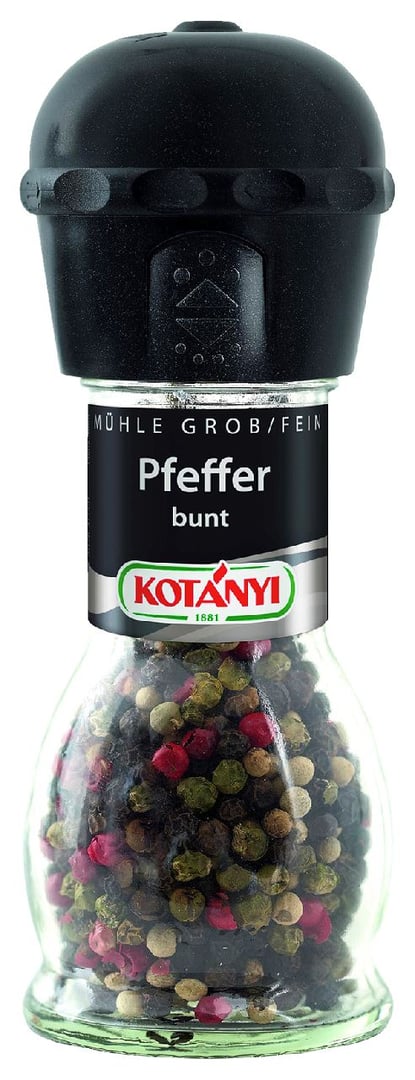 Kotanyi - Mühle Pfeffer Bunt - 1 x 35 g Stück