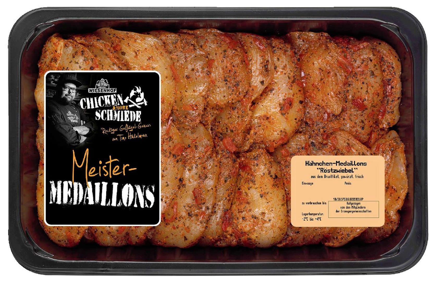 Wsh Chicken Schmiede - Meister Medaillons, Hähnchen - Medaillons gekühlt gewürzt - 1 kg