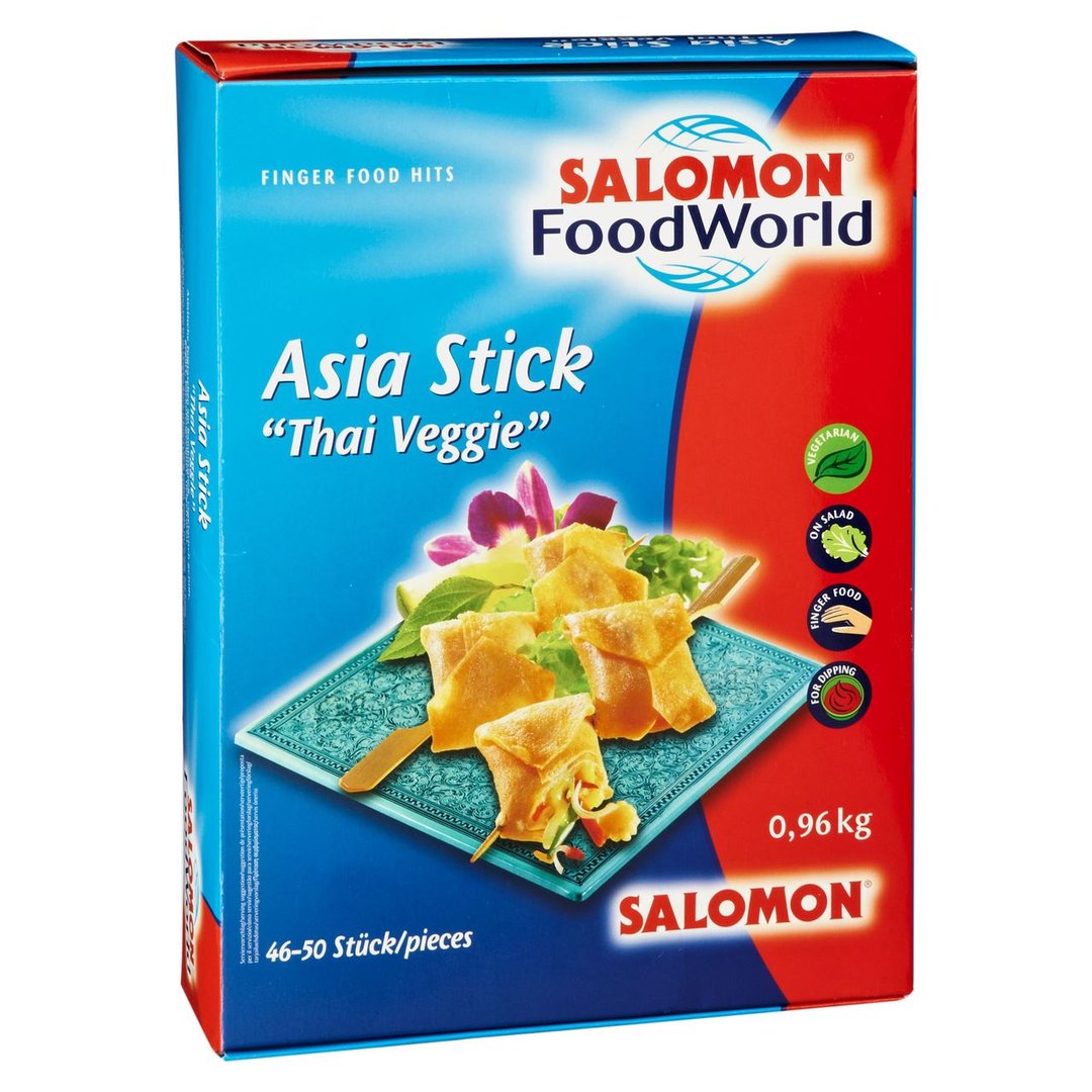 SALOMON FoodWorld - Asia Sticks Thai Veggie 2 x 960 g Packungen