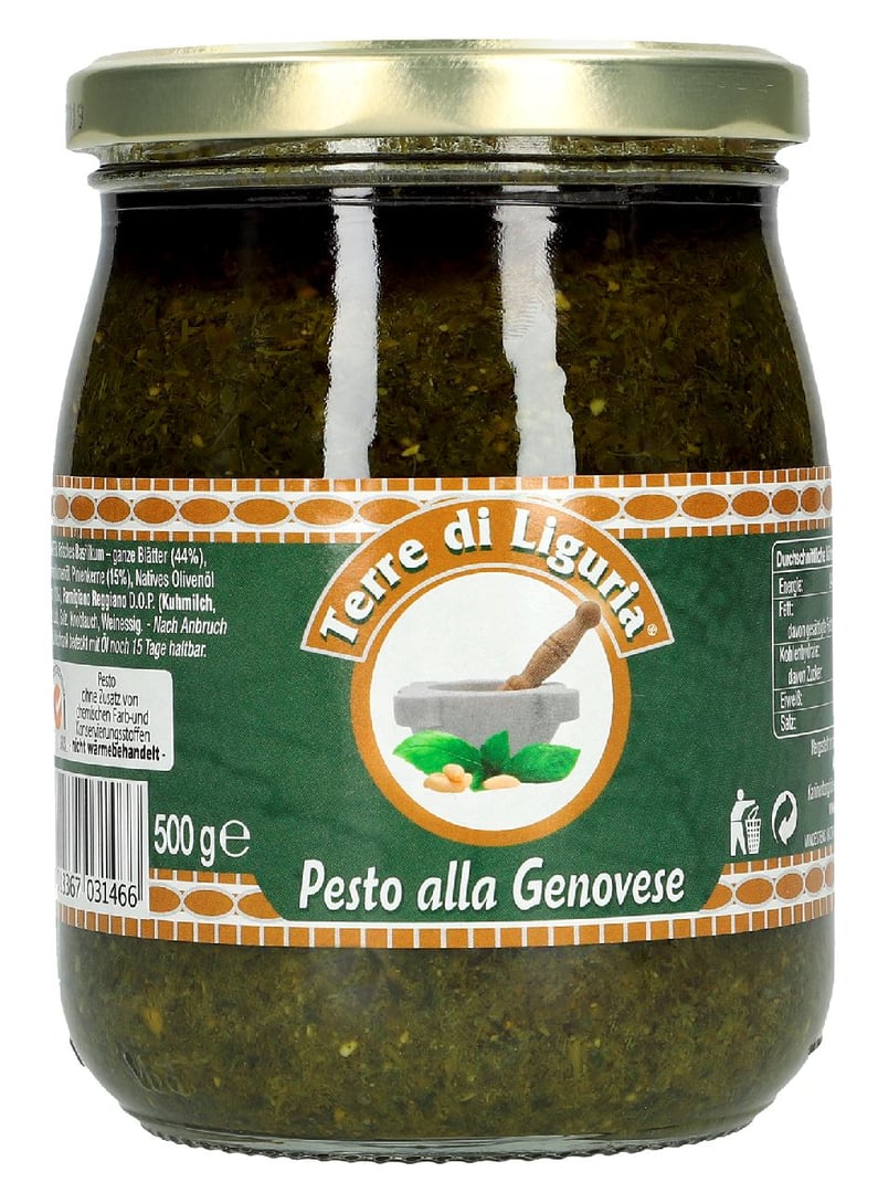 Terre di Liguria - Pesto alla Genovese - 6 x 500 g Tiegel