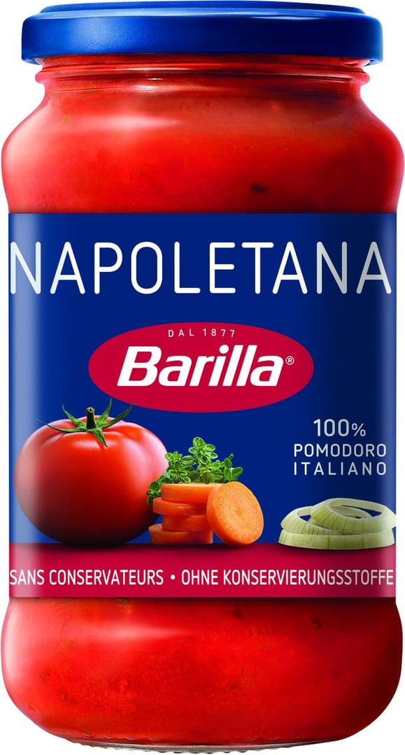 Barilla - Tomatensauce Napoletana - 6 x 400 g Gläser