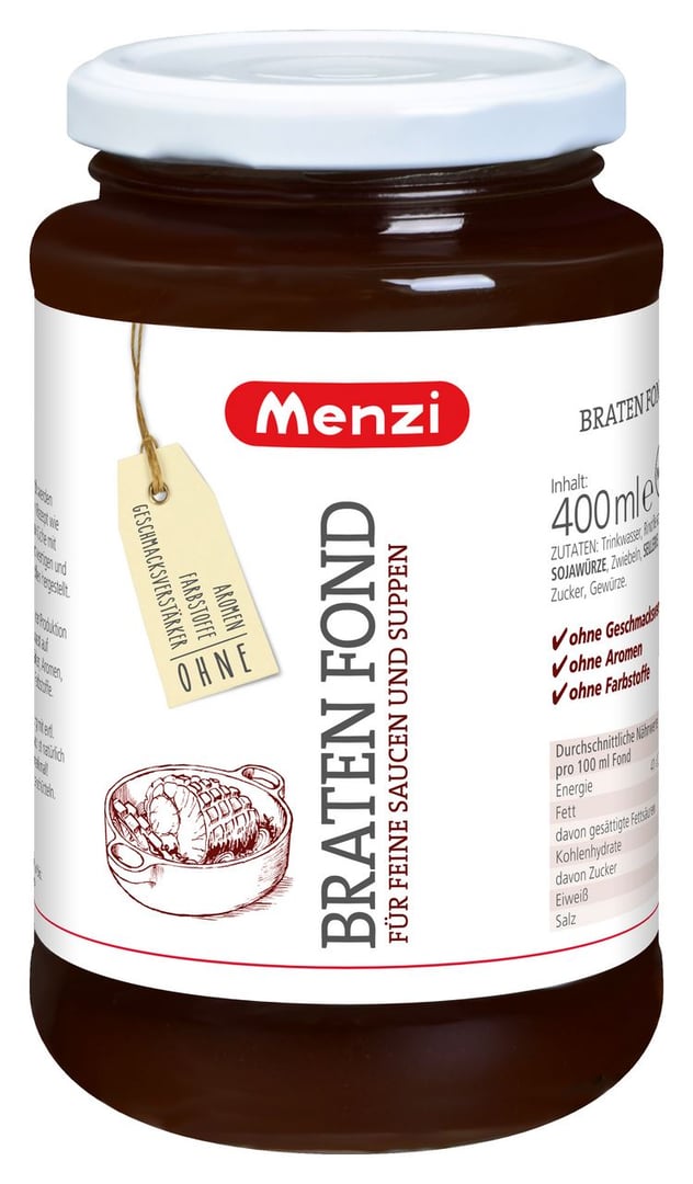 Menzi - Feiner Fond Braten - 400 ml Tiegel