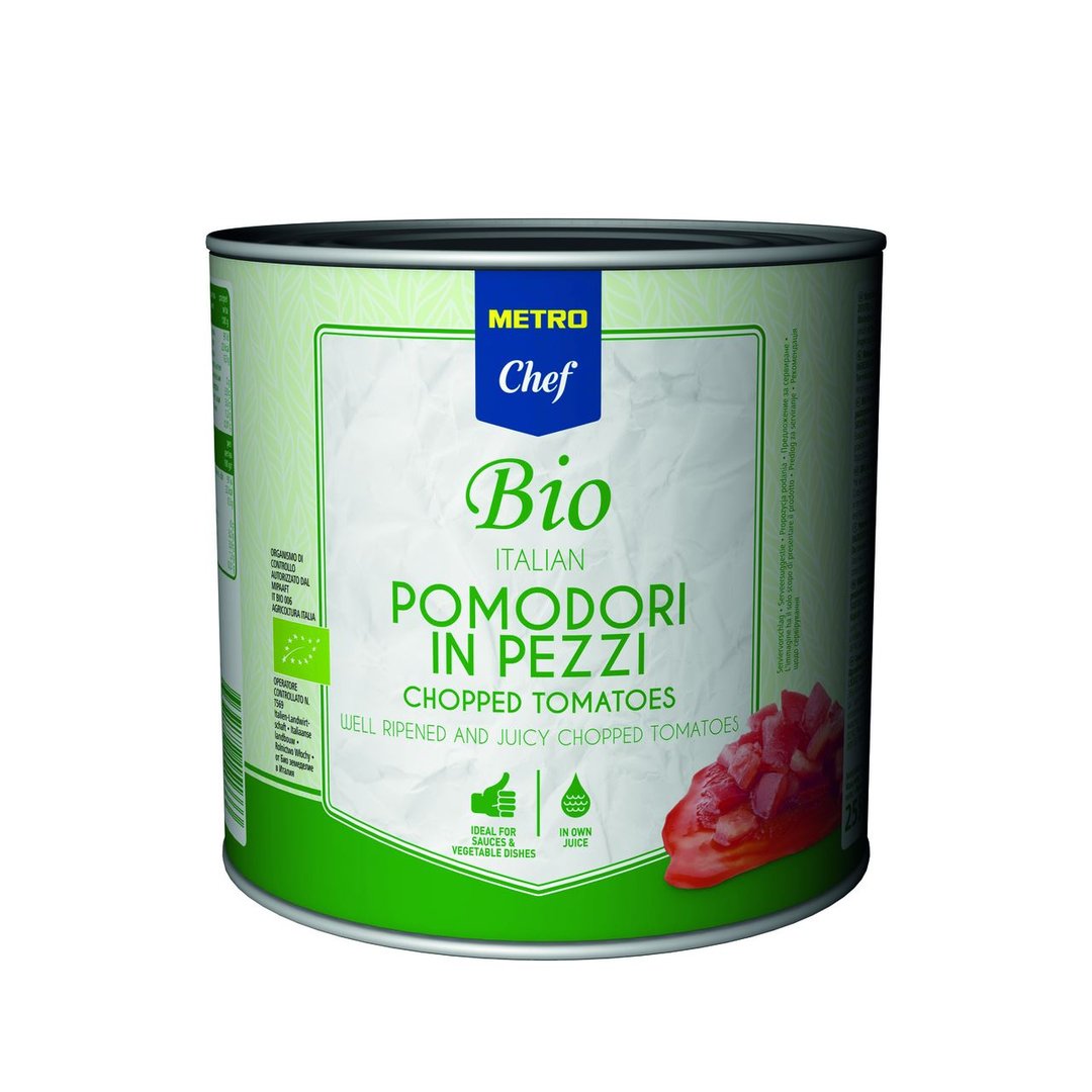 METRO Chef Bio - Gehackte Tomaten - 2,65 l Dose