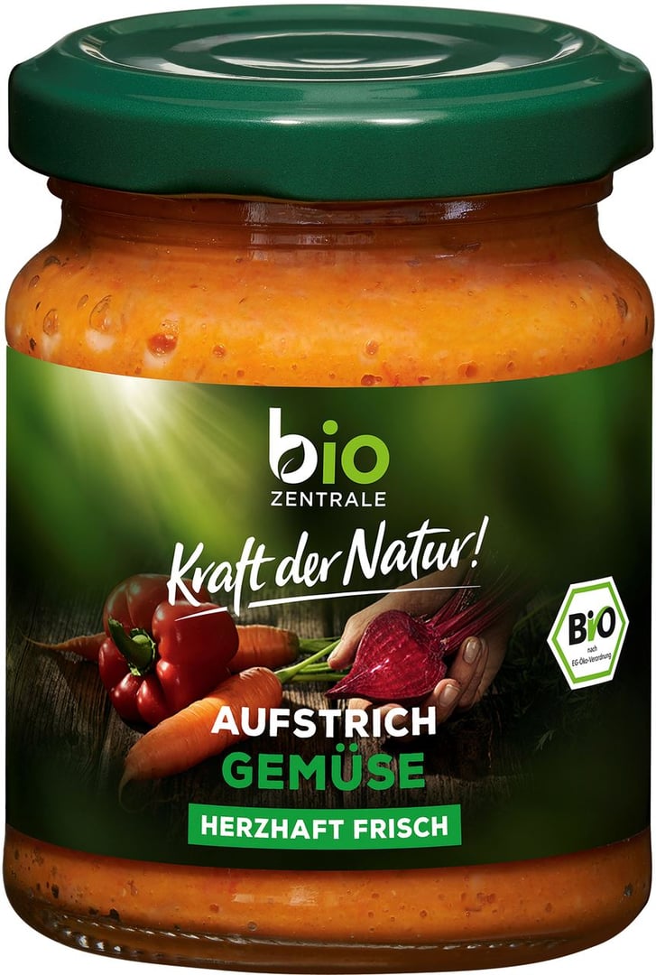 bio ZENTRALE - Brotaufstrich Joghurt Paprika glutenfrei - 125 g Tiegel