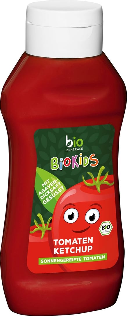 bio ZENTRALE - BioKids Tomaten Ketchup glutenfrei vegan - 500 ml Flasche