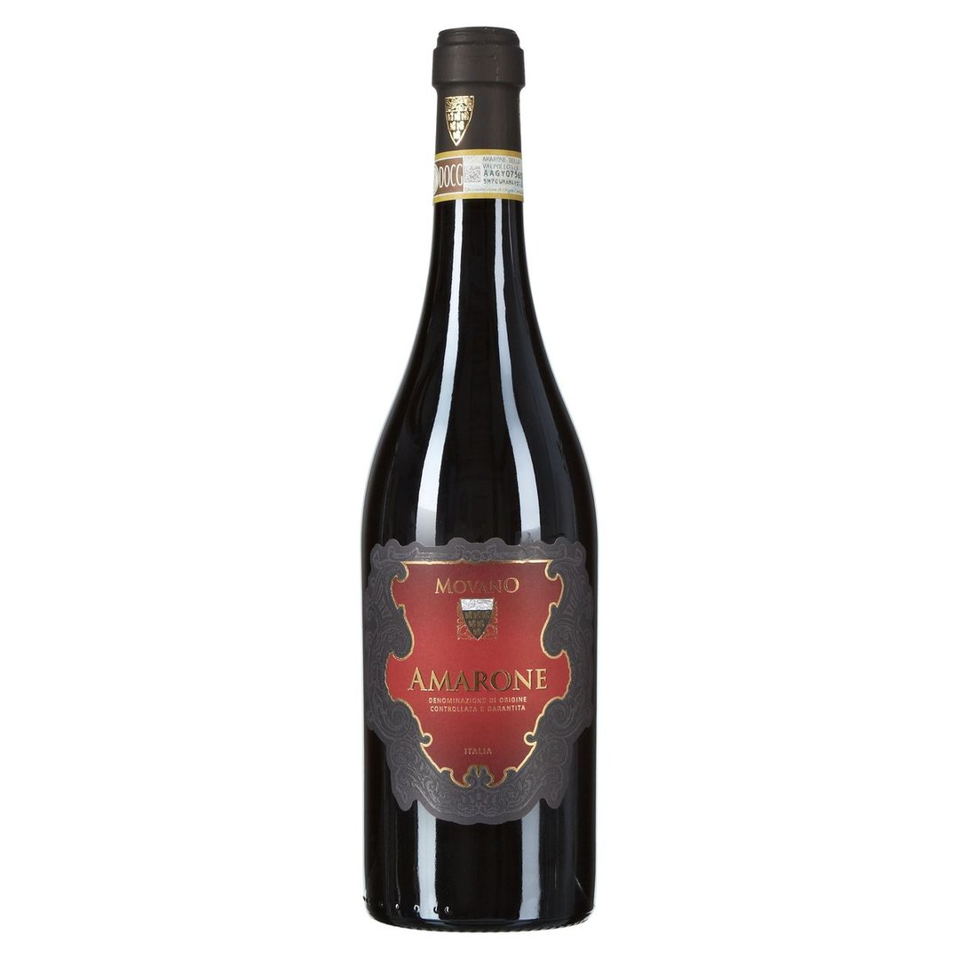 Movano - Amarone Rotwein DOCG höchste Qualitätsstufe 0,75 l Flasche