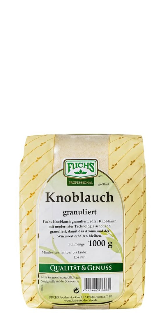 FUCHS - Knoblauch granuliert 1 kg Beutel