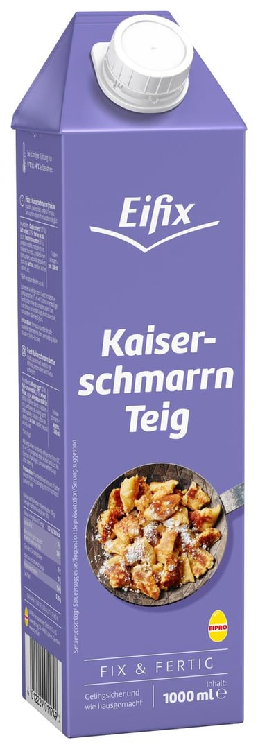 Eifix - Kaiserschmarn Teig fix & fertig, flüssig gekühlt - 1 l Packung