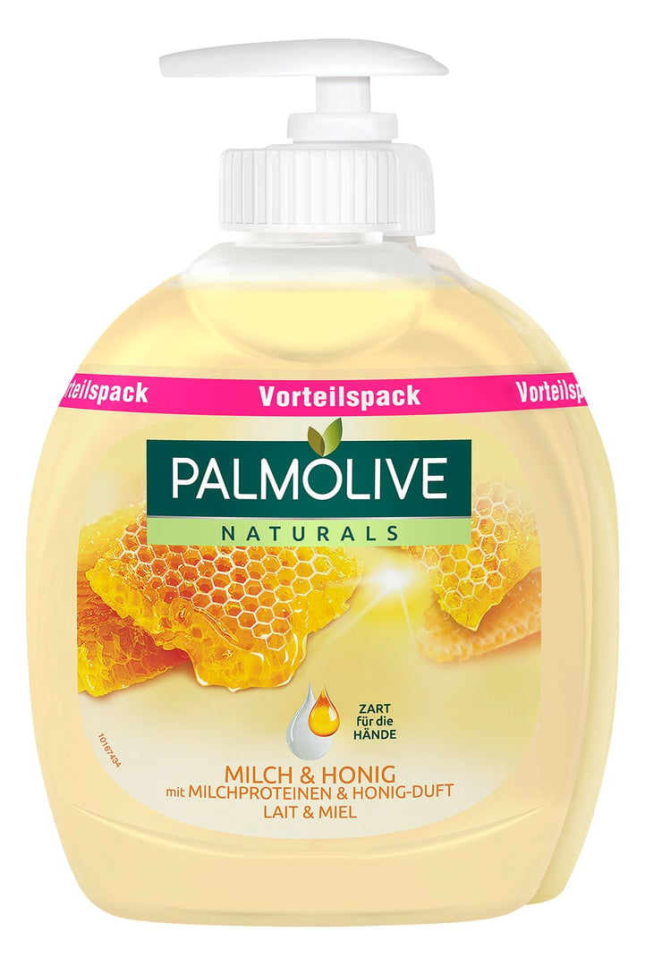 Palmolive Naturals Seidig-Zarte Pflege Milch u. Honig 2 Stück à 300 ml 600 ml Packung