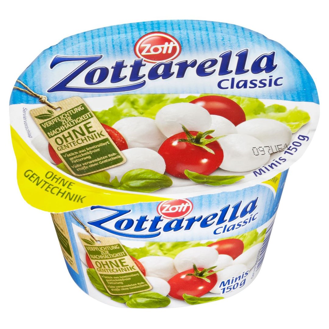 Zottarella - Classic Minis Mozzarella 45 % Fett i. Tr. 150 g Becher