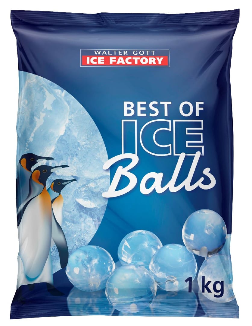 Walter Gott - Premium Ice Balls - 1 kg Beutel