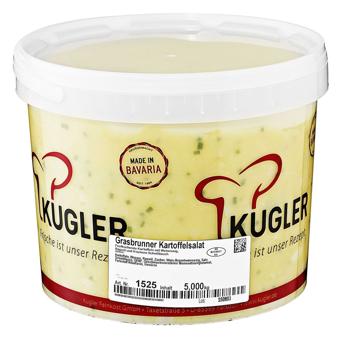 Kugler - Feinkost Grasbrunner Kartoffelsalat - 5 kg Eimer