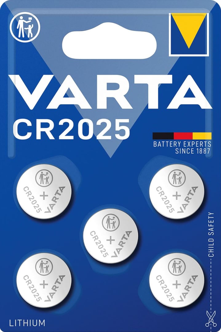 Varta CR2025 5 Stück