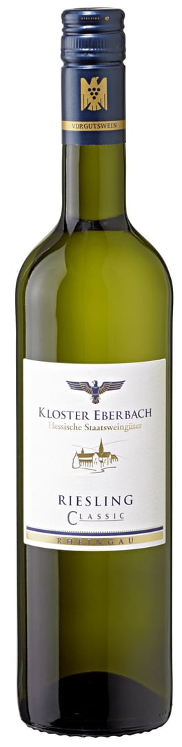 Kloster Eberbach - Rheingau Riesling Classic QbA Weißwein trocken - 6 x 0,75 l Flaschen