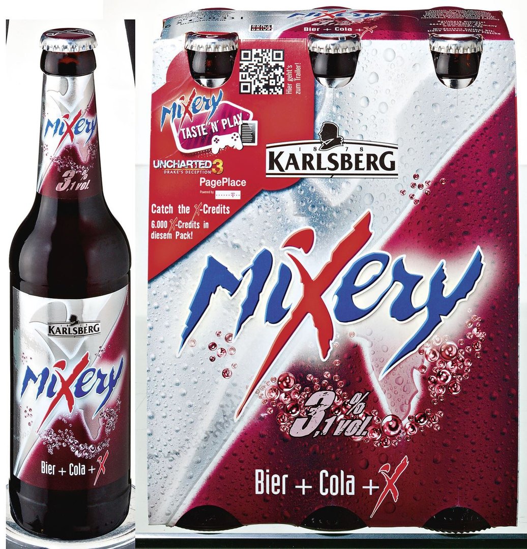 Mixery - Cola mit Colageschmack 6 x 0,33 l Flaschen