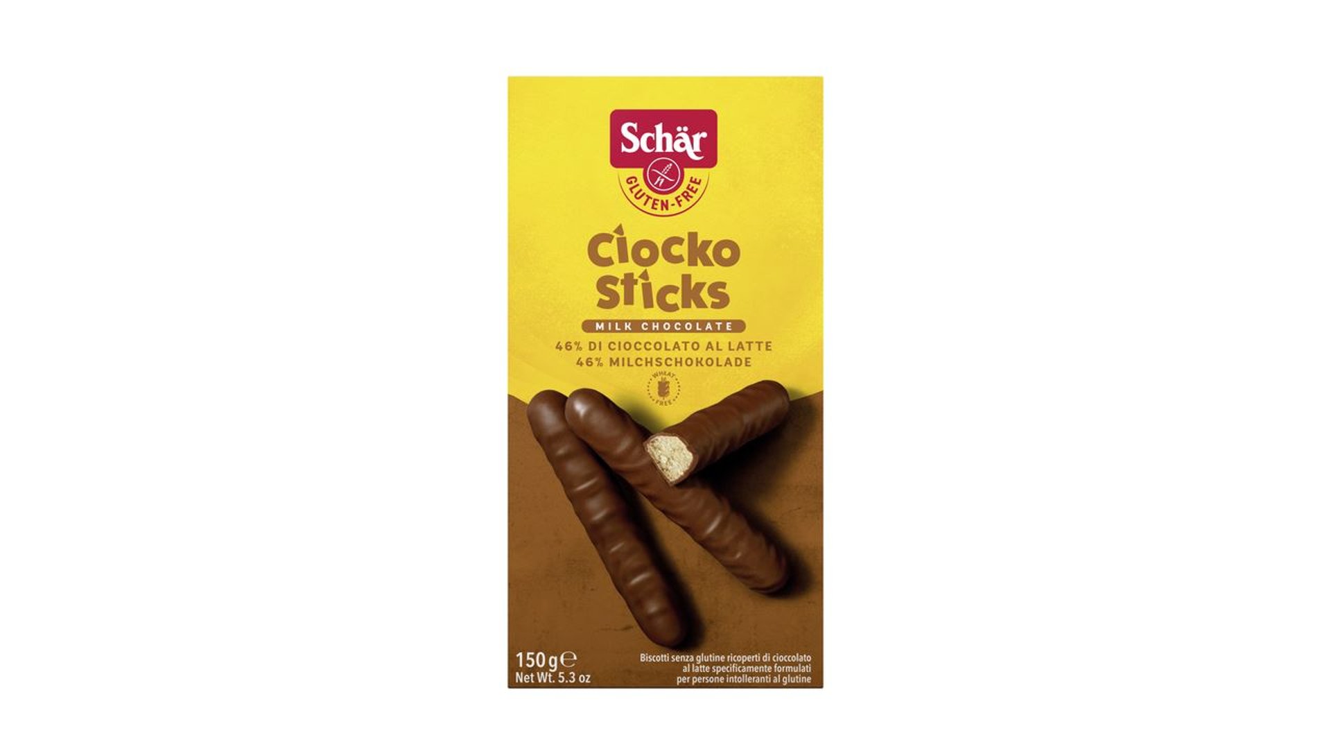 Schär - Ciocko Sticks glutenfrei - 150 g Packung