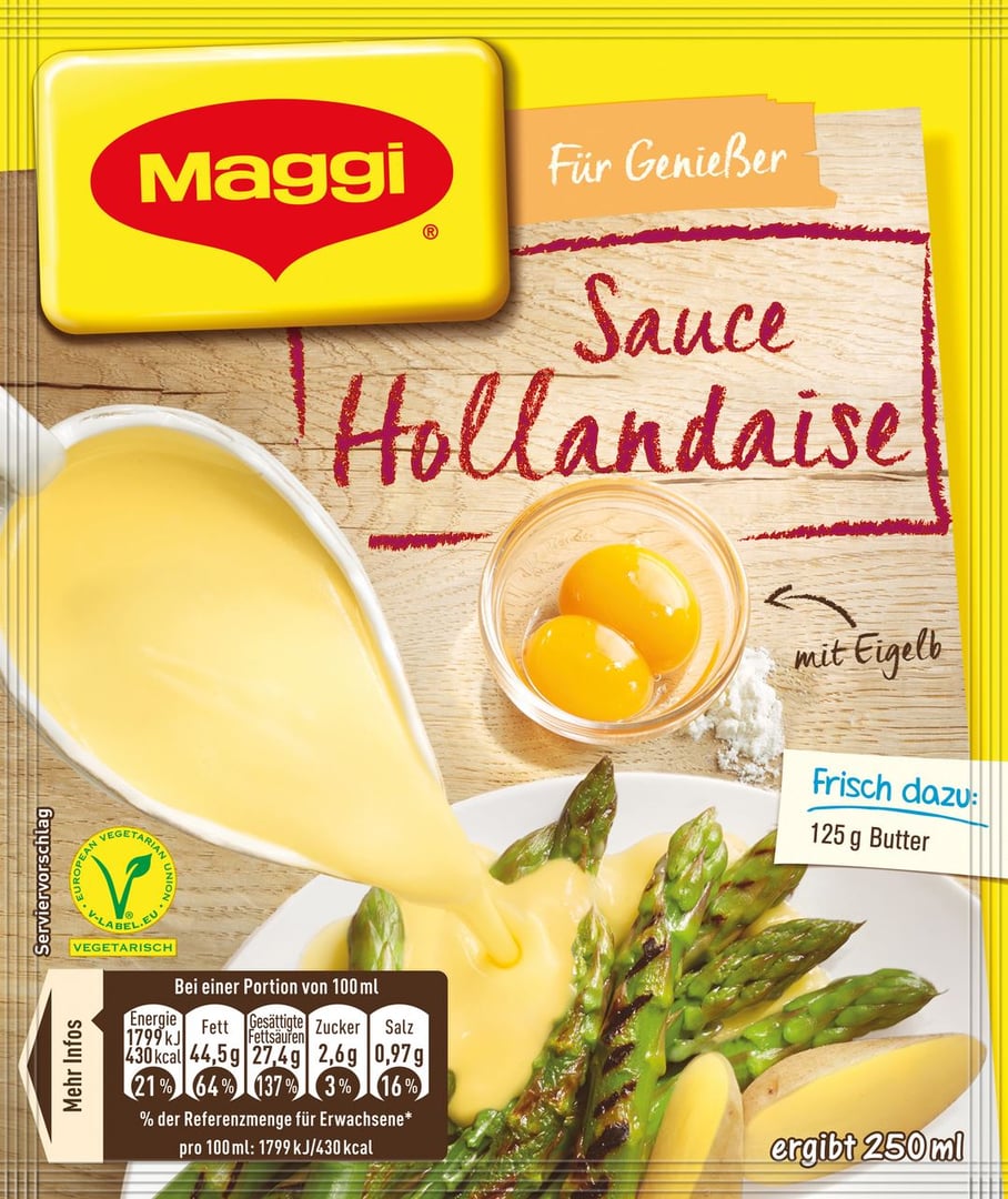 Maggi - für Genießer Sauce Hollandaise 1 Beutel