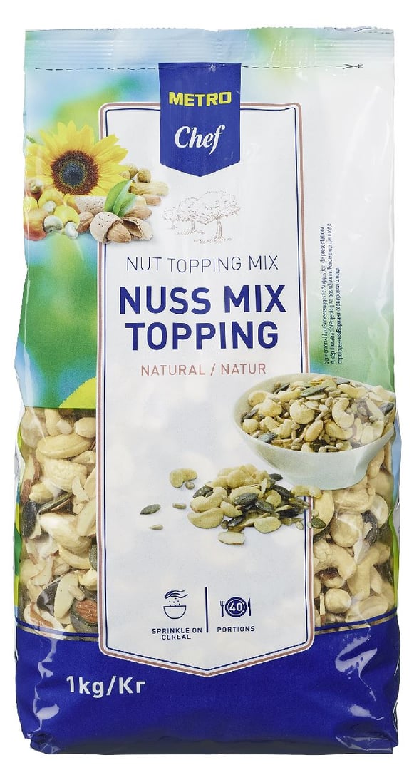 METRO Chef - Nuss Topping Mix - 1 kg Beutel