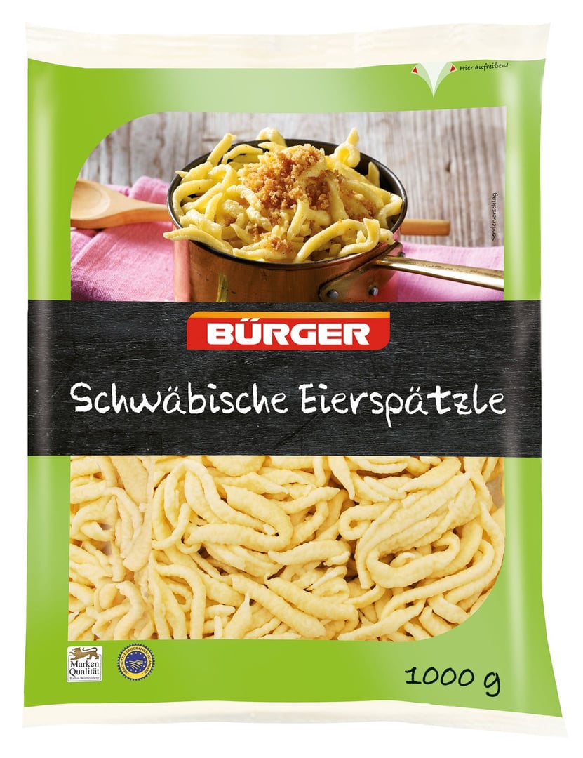 Bürger - Schwäbische Eierspätzle - 1,00 kg Beutel