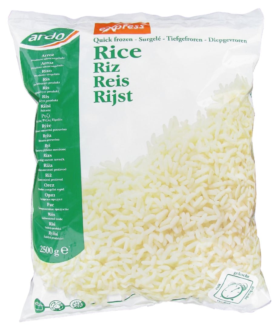 Ardo - Reis tiefgefroren - 2,50 kg Beutel