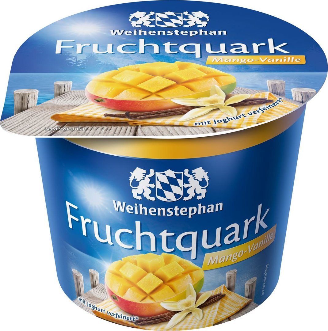 Weihenstephan - Quark Mango-Vanille 6,4 % Fett - 500 g Becher