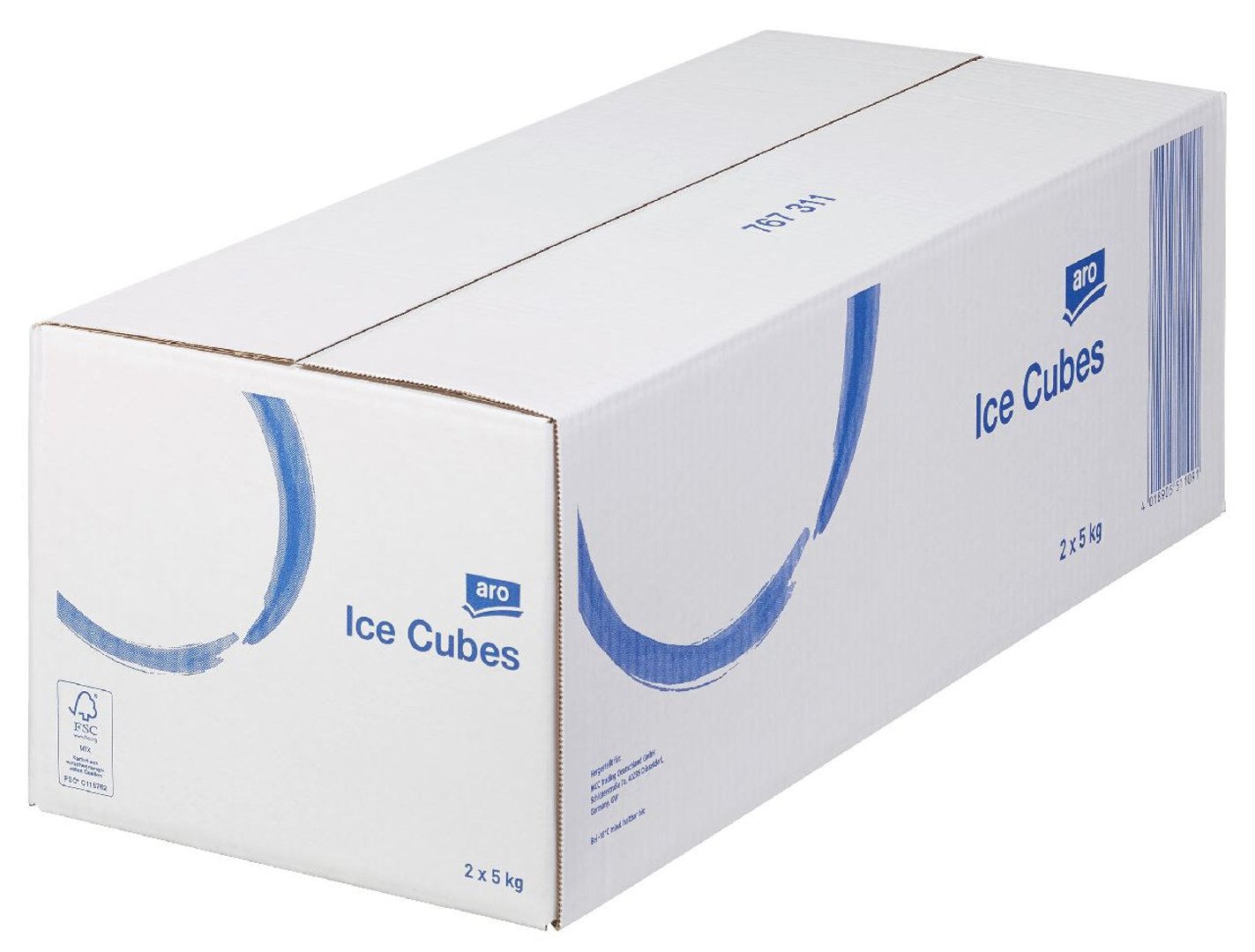 aro - Eiswürfel gefroren - 2 x 5 kg Beutel
